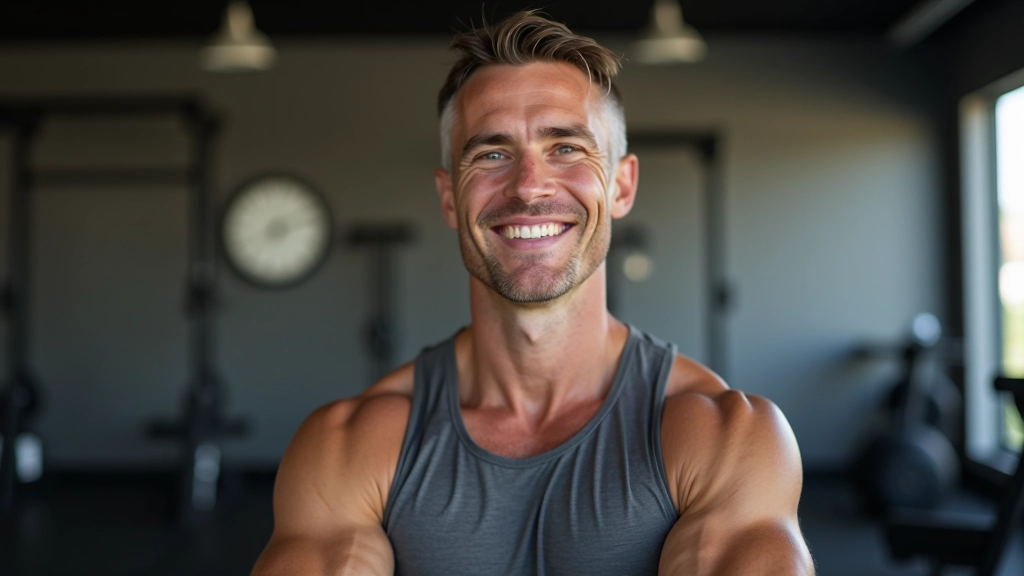 Satisfied athlete smiling after completing a training session, showing confidence and improved movement quality